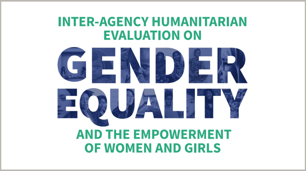 Inter-Agency Humanitarian Evaluation on gender equality and the empowerment of women and girls Inter-Agency Humanitarian Evaluation on gender equality and the empowerment of women and girls