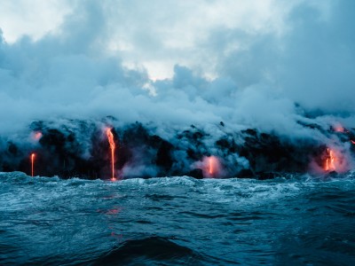 laavavuori, lava mountain, ocean, magma, lava